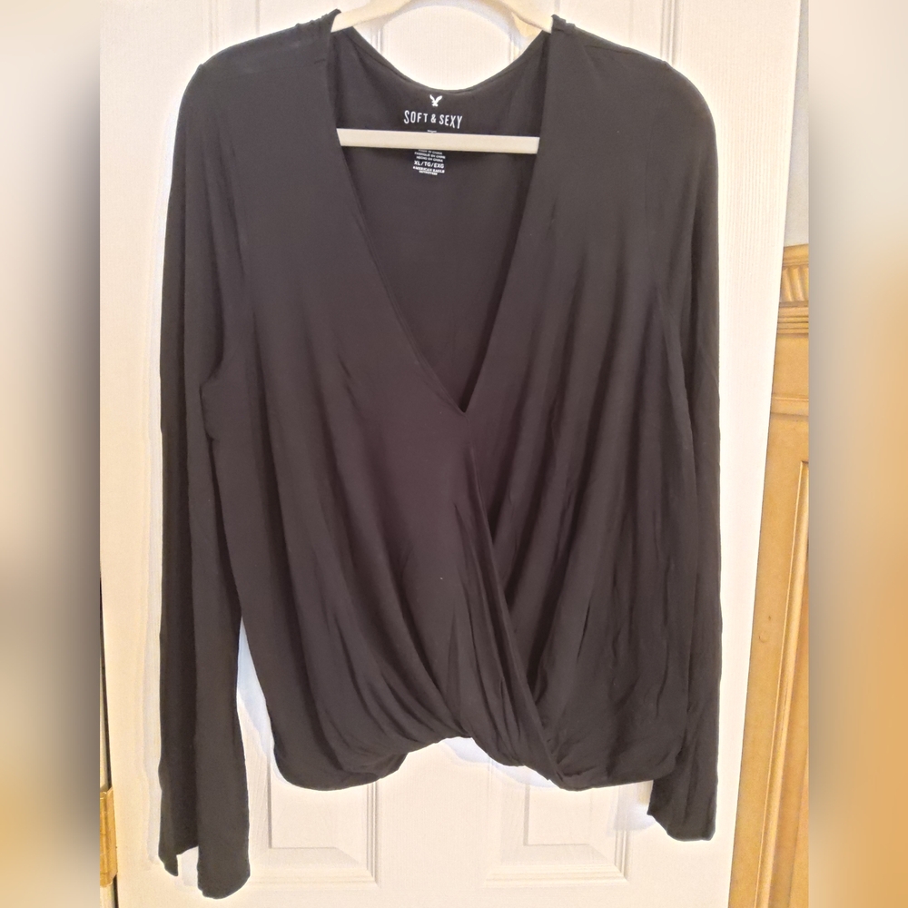 AMERICAN EAGLE Sexy Tee Black XL